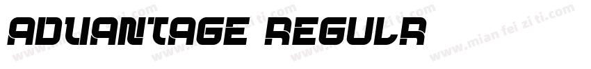 Advantage regulr字体转换